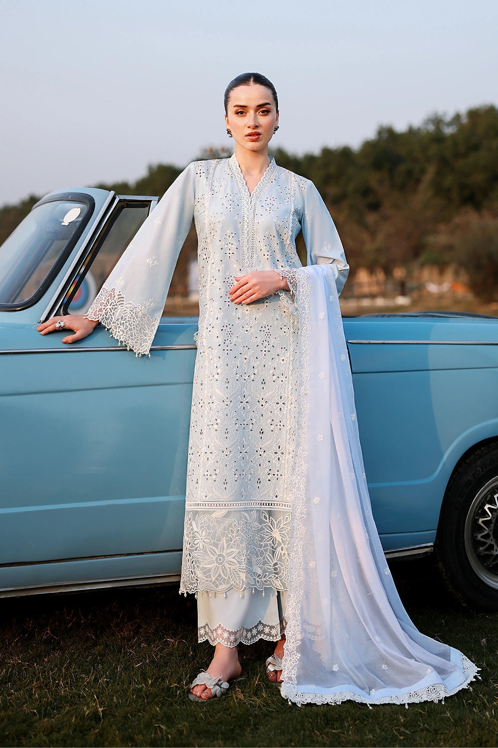 Azure | Luxury Lawn 26 | Day Dream - by Libasekhas UK - Registered Vendor of : Azure - 100% Original Designer Dress