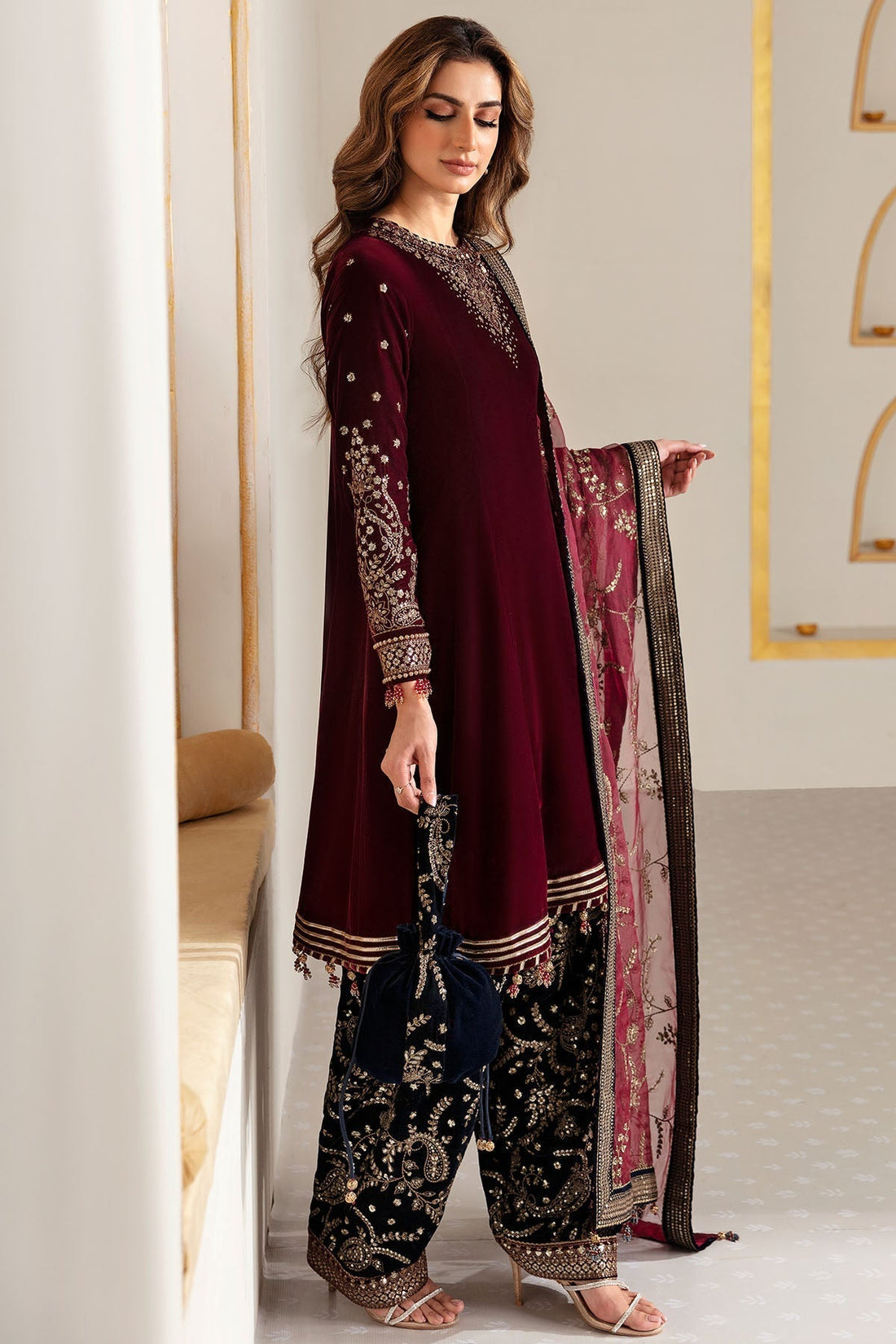 Jazmin | Velvet Edit 24 | Velvet Formal VF-2018 - by - Libasekhas UK - Registered Vendor of : Jazmin - 100% Original Designer Dresss