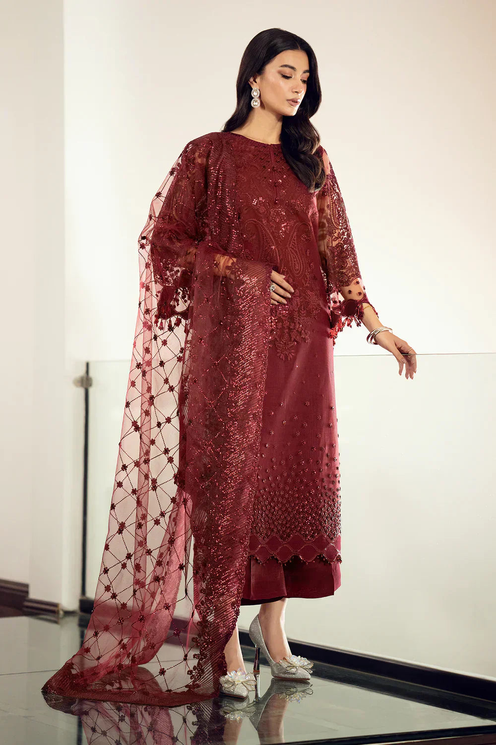 Baroque | Formals Collection | UF-507 - by - Libasekhas UK - Registered Vendor of : Baroque - 100% Original Designer Dresss