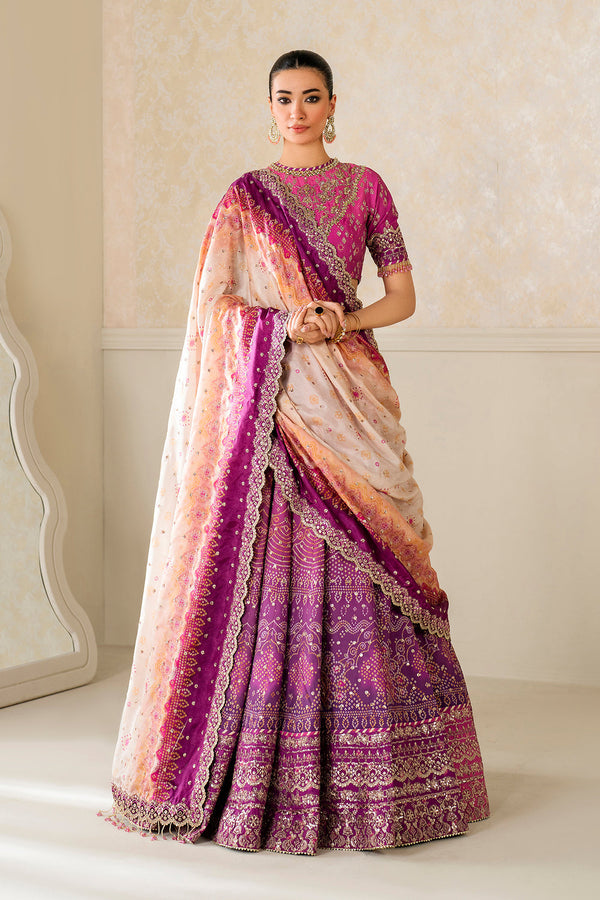 Baroque | Formals Collection | EMBROIDERED SILK UF-4163 - by Libasekhas UK - Registered Vendor of : Baroque - 100% Original Designer Dress