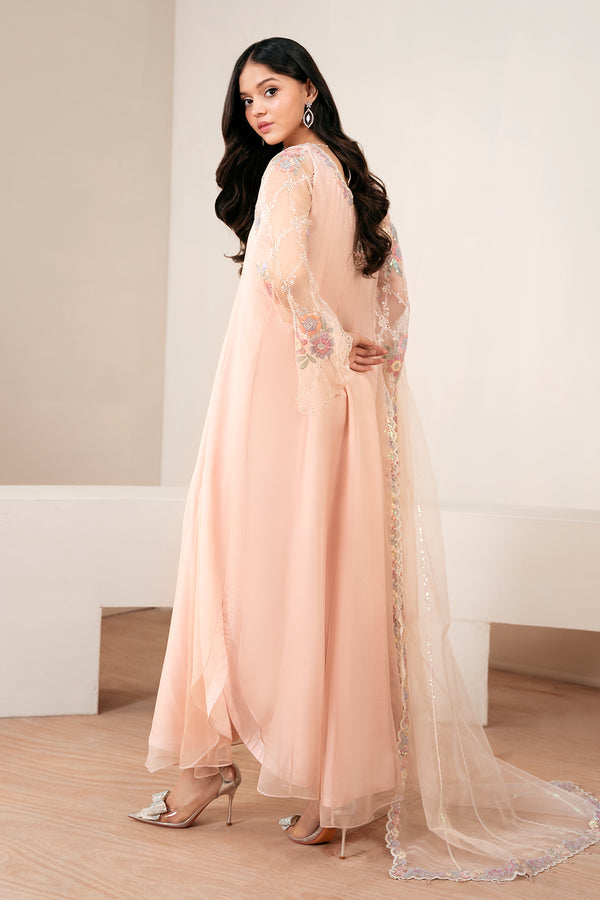 Baroque | Luxury Pret 25 | EMBROIDERED CHIFFON PR-1054 - by Libasekhas UK - Registered Vendor of : Baroque - 100% Original Designer Dress