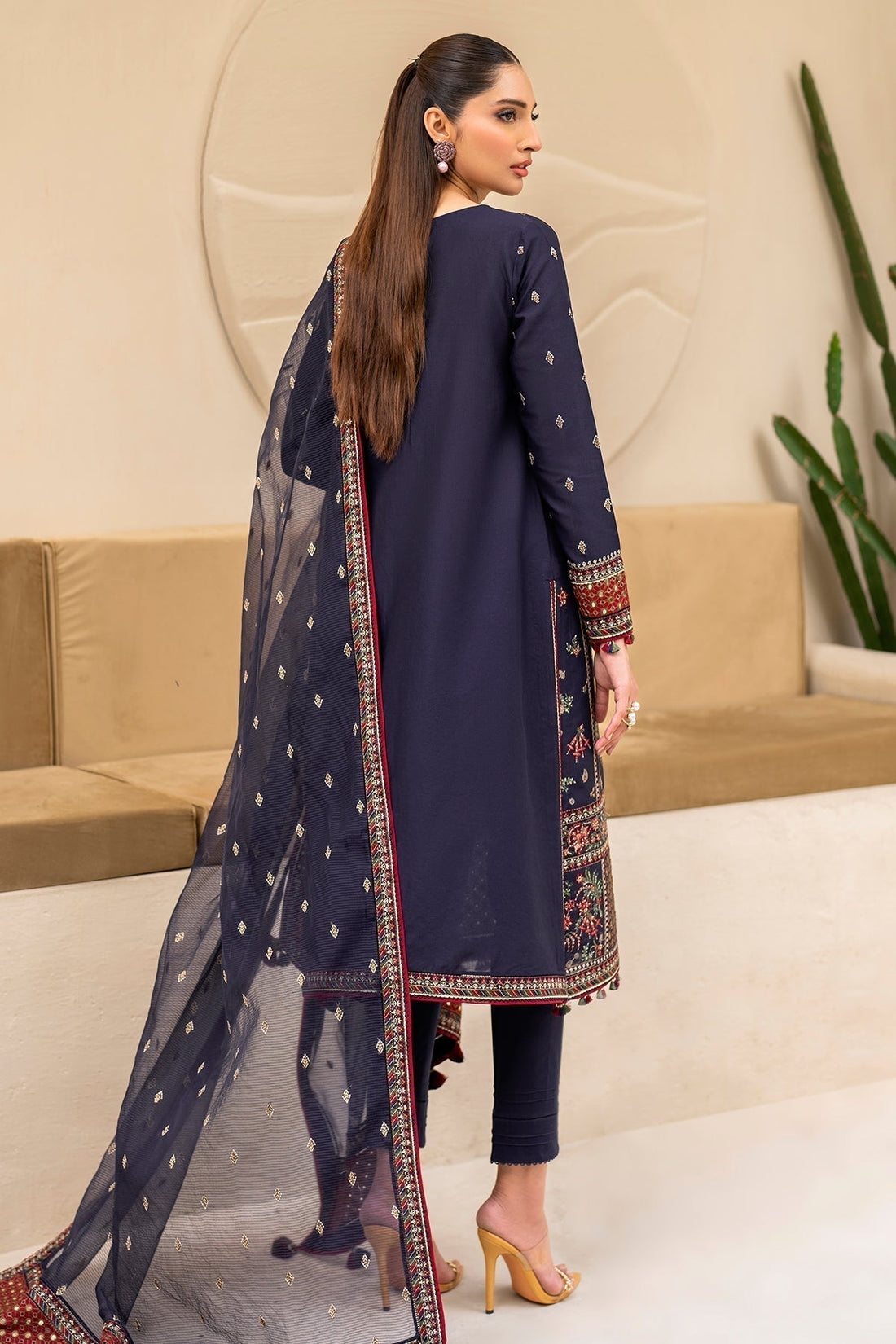 Jazmin | Irish Lawn SS 24 | D6 - by - Libasekhas UK - Registered Vendor of : Jazmin - 100% Original Designer Dresss