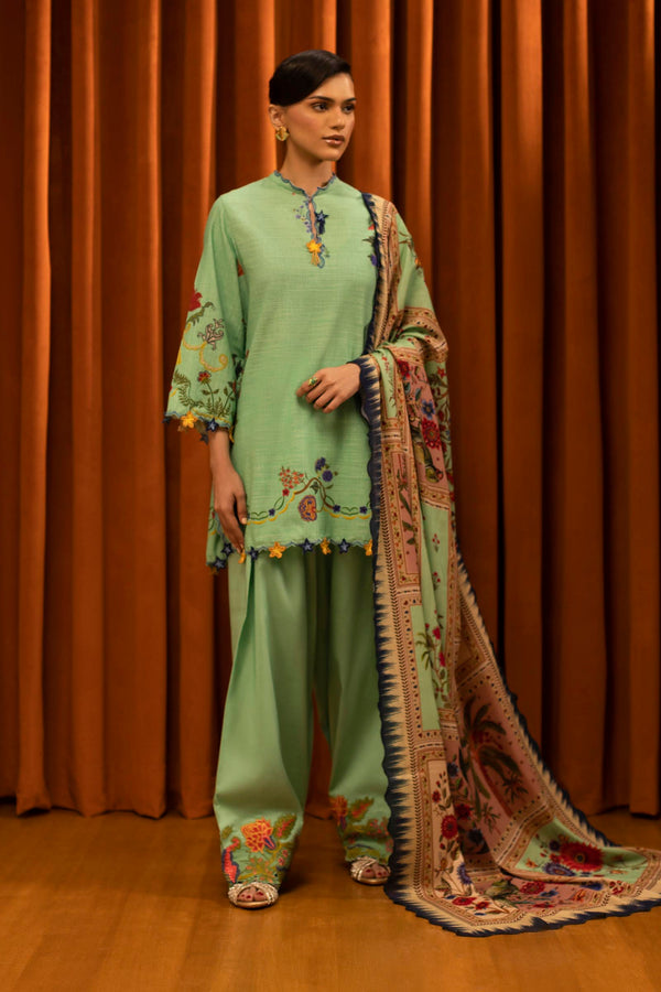 Sana Safinaz | Muzlin Winter 25 | M253-004B - by Libasekhas UK - Registered Vendor of : Sana Safinaz - 100% Original Designer Dress
