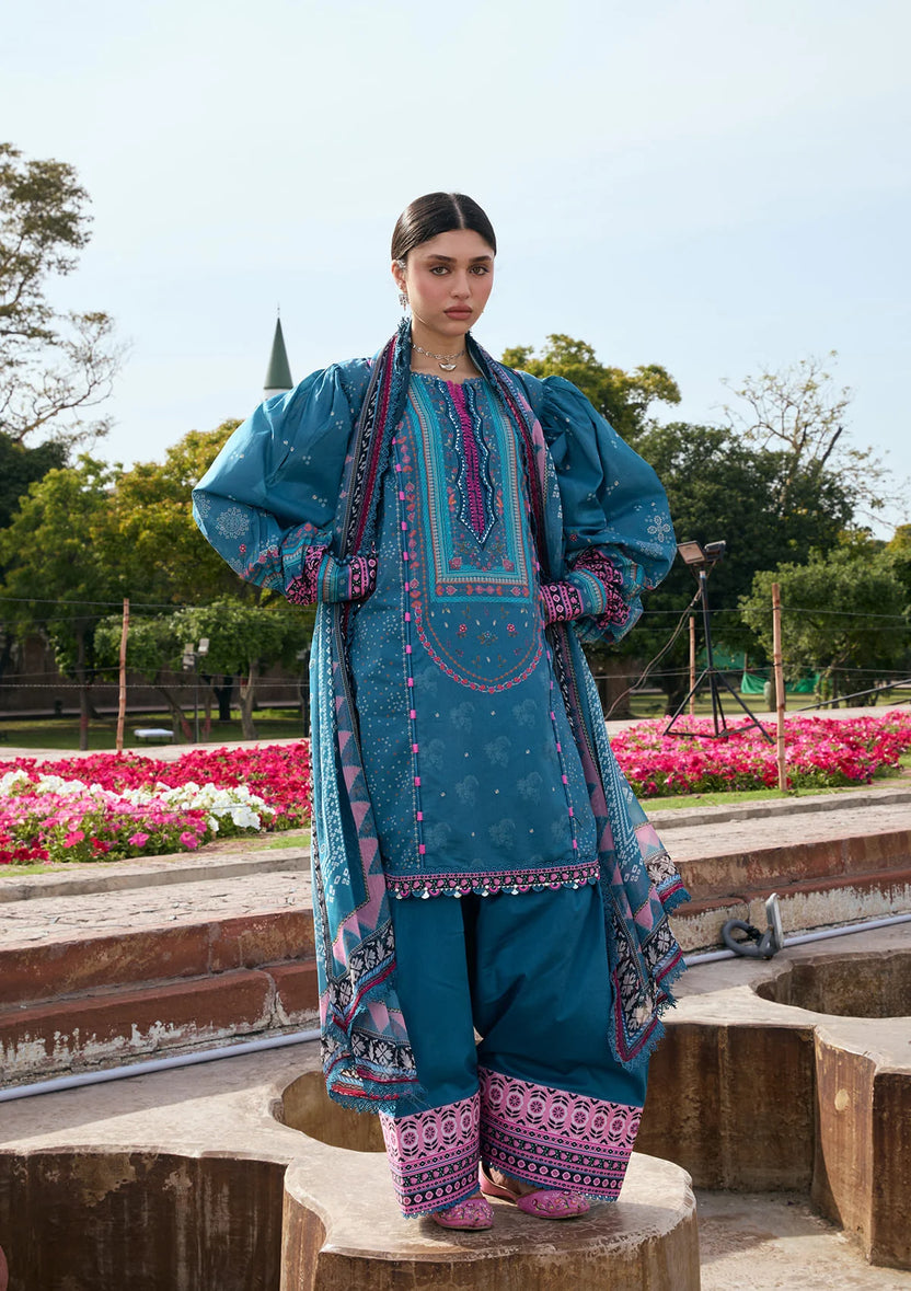 Kahf Premium | Prints Collection 26 | KPS-4A FALAK ARA - by Libasekhas - Registered Vendor of : Kahf Premium - 100% Original Designer Dress