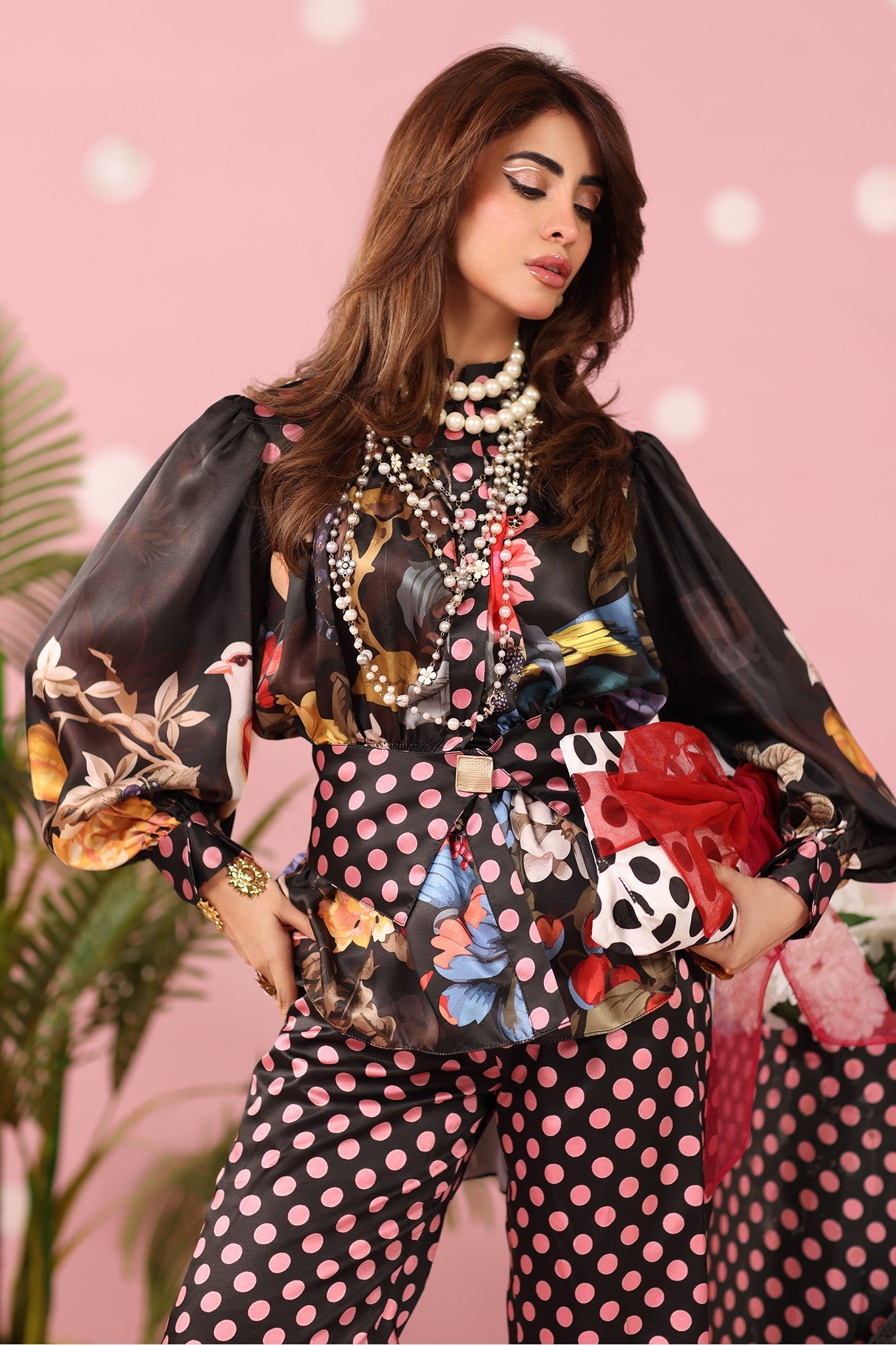 Musferah Saad | Resort Collection | Polka Panache - by Libasekhas UK - Registered Vendor of : Musferah Saad - 100% Original Designer Dress