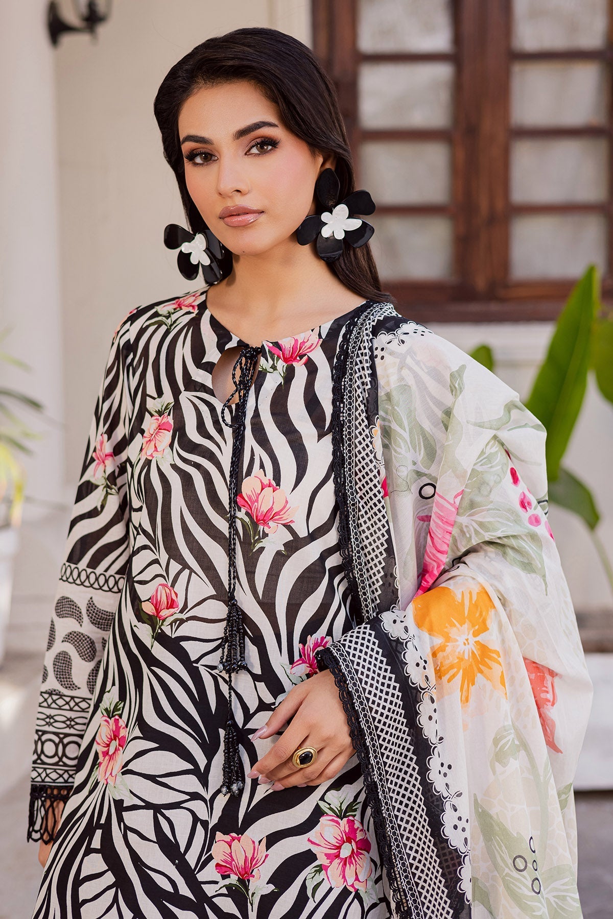 Nureh | Rania Prints | NR-08 - by Libasekhas UK - Registered Vendor of : Nureh - 100% Original Designer Dress