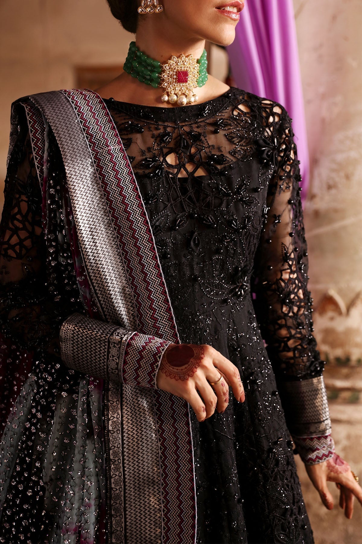 Nureh | Jhoomro Wedding Formals | NL-73 MAYA - by - Libasekhas UK - Registered Vendor of : Nureh - 100% Original Designer Dresss