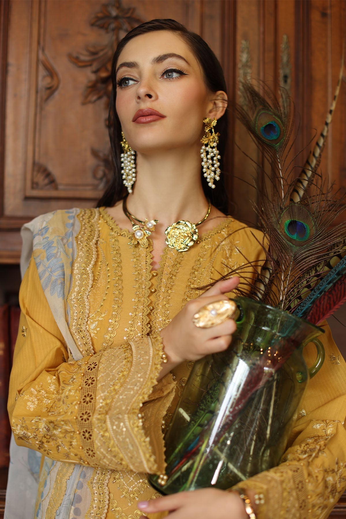 Nureh | Maya Lawn | NS-155 - by - Libasekhas UK - Registered Vendor of : Nureh - 100% Original Designer Dresss