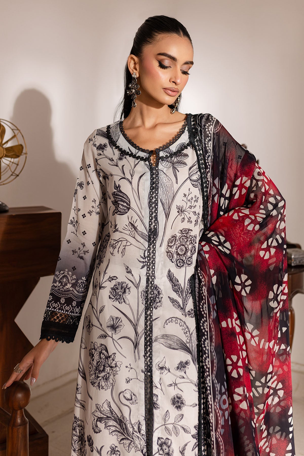 Nureh | Printed Lawn 25 | SP-144 - by - Libasekhas UK - Registered Vendor of : Nureh - 100% Original Designer Dresss