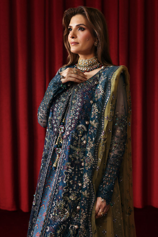 Nureh | Jhoomro Formals | NL-84 Resham - by Libasekhas UK - Registered Vendor of : Nureh - 100% Original Designer Dress