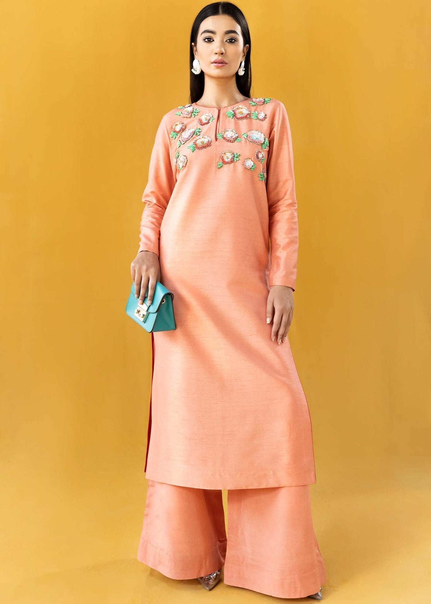 Hana | Vibrant Beyond | Floral Garden-VB-1007 - by - Libasekhas UK - Registered Vendor of : Hana - 100% Original Designer Dresss