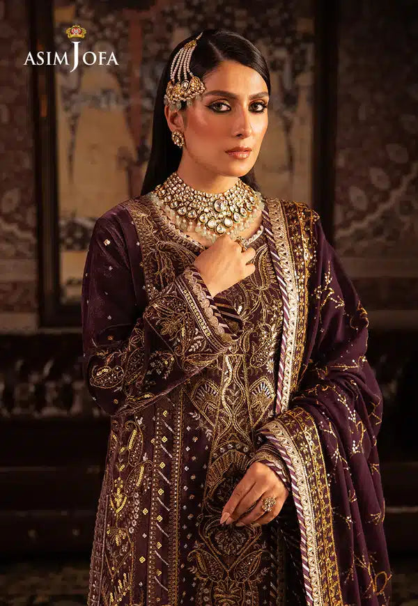 Asim Jofa | Makhmal Wedding Velvet 23 | AJMM-06 - by - Libasekhas UK - Registered Vendor of : Asim Jofa - 100% Original Designer Dresss
