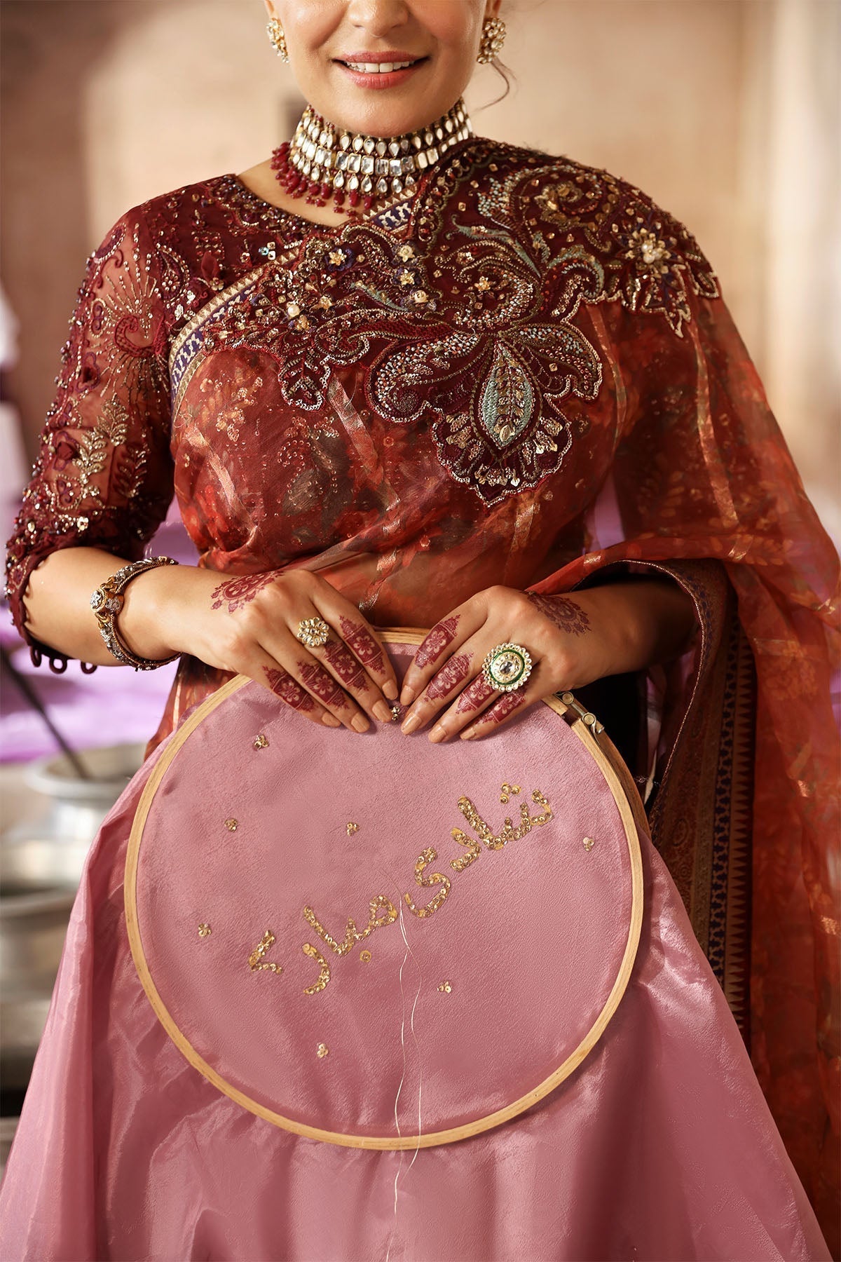 Nureh | Jhoomro Wedding Formals | NL-71 GEHNA - by - Libasekhas UK - Registered Vendor of : Nureh - 100% Original Designer Dresss
