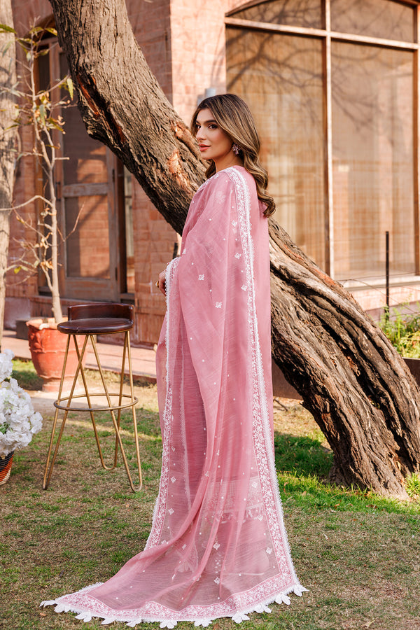 Farasha | Dastoor Embroidered Lawn SS24 | PEARL MIST - by - Libasekhas UK - Registered Vendor of : Farasha - 100% Original Designer Dresss