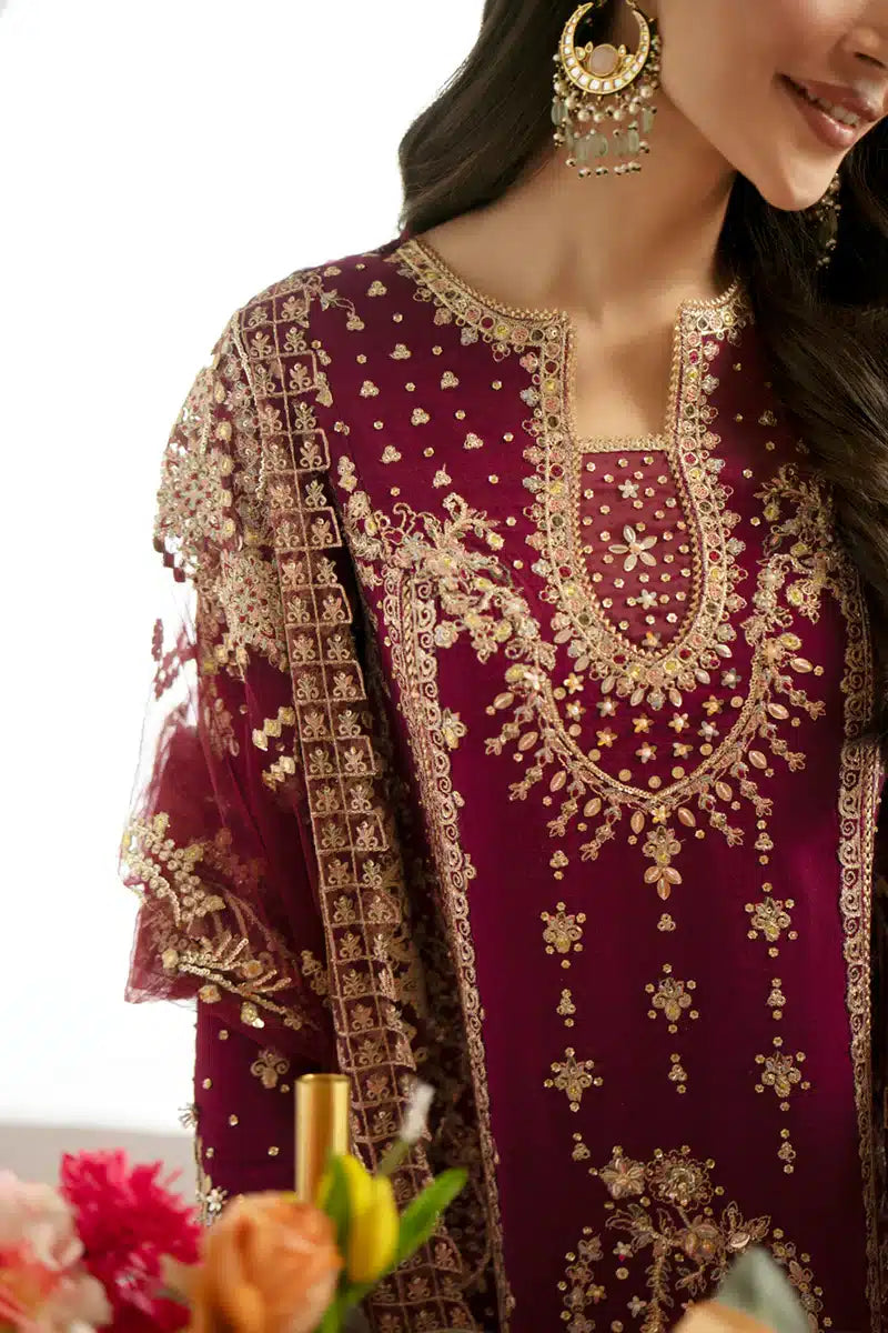 Qalamkar | Dilnaz Wedding Formals | DN-07 ALEENA - by - Libasekhas UK - Registered Vendor of : Qalamkar - 100% Original Designer Dresss
