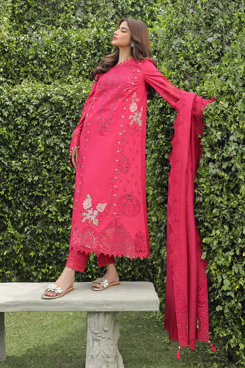 Qalamkar | Festive Lawn 2024 | PS-06 MALIHA - by - Libasekhas UK - Registered Vendor of : Qalamkar - 100% Original Designer Dresss