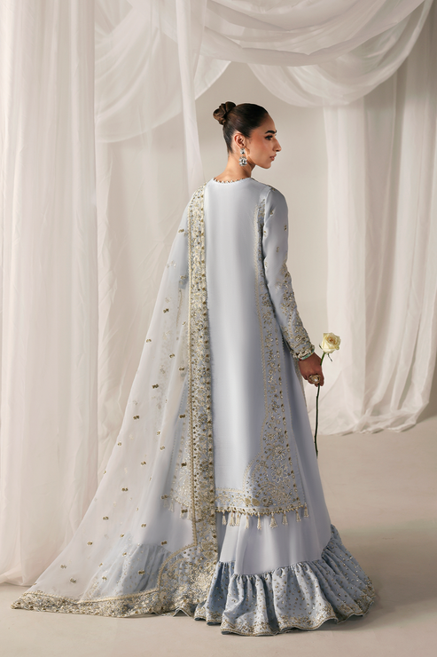 Emaan Adeel | Serein Luxe Silk | OPULENT OASIS - by Libasekhas UK - Registered Vendor of : Emaan Adeel - 100% Original Designer Dress