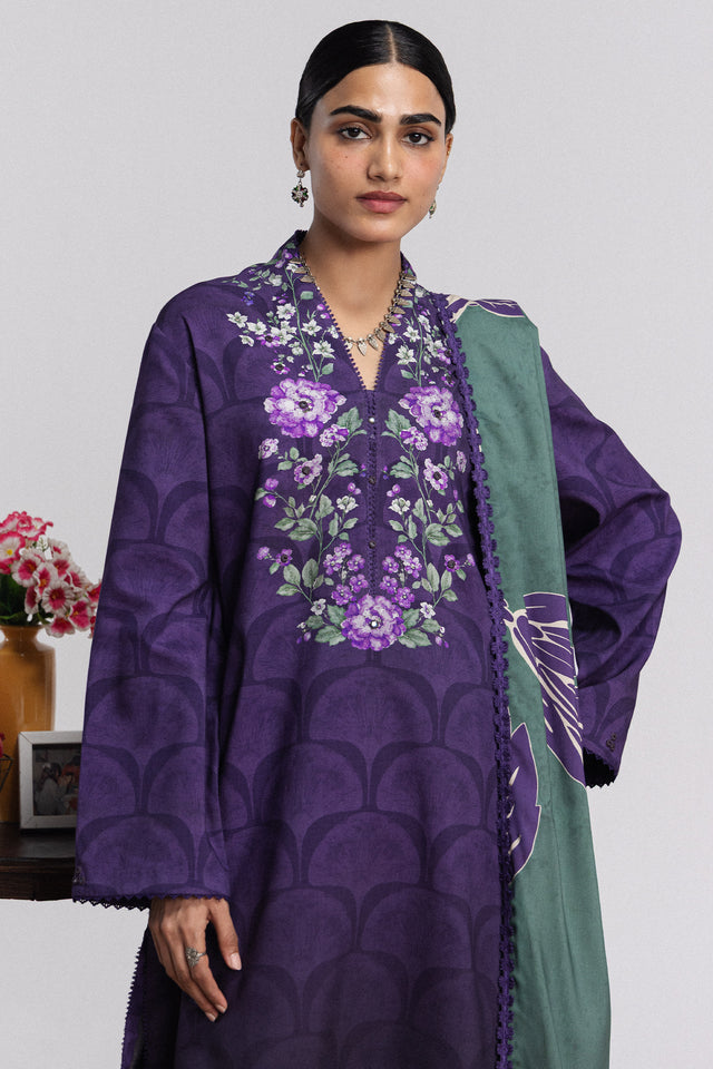 Zara ShahJahan | Coco Prints Winter 26 | Mira-1A - by Libasekhas UK - Registered Vendor of : Zara ShahJahan - 100% Original Designer Dress