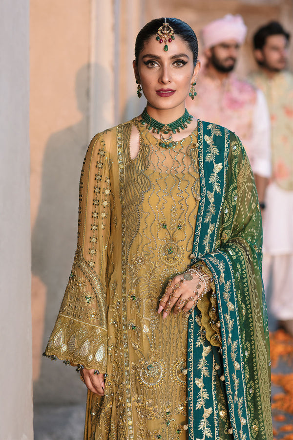 Nureh | Jhoomro Formals | Chunri - by Libasekhas UK - Registered Vendor of : Nureh - 100% Original Designer Dress