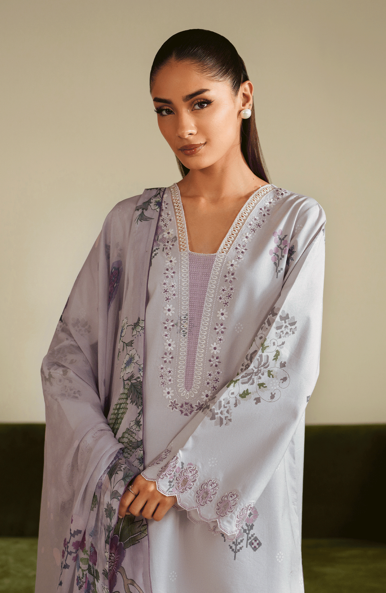 Seran | Ilara Cambric | LAVARA - by Libasekhas UK - Registered Vendor of : Seran - 100% Original Designer Dress