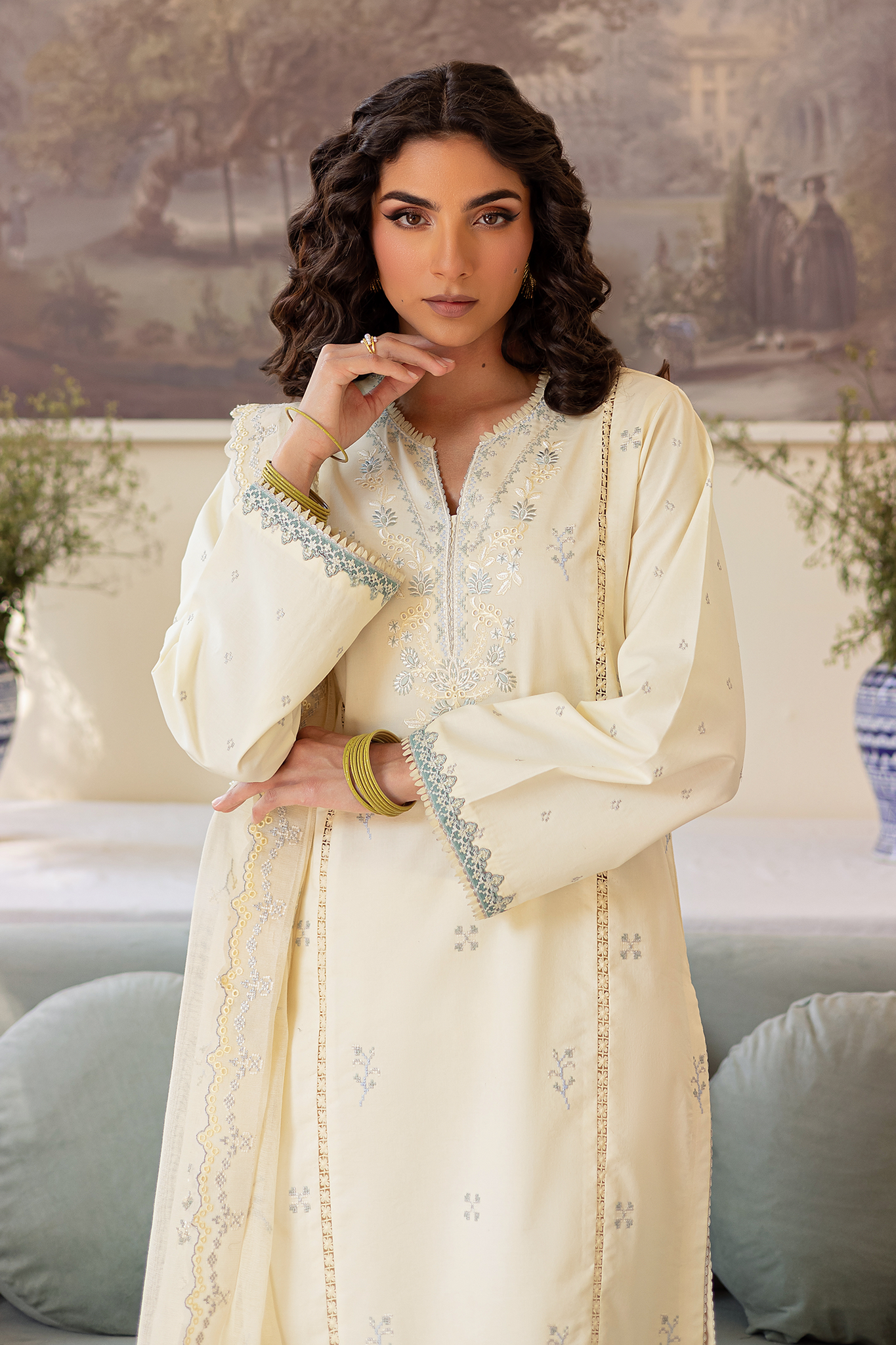 Seran | Nayab Eid Lawn | HINA - by - Libasekhas UK - Registered Vendor of : Seran - 100% Original Designer Dresss