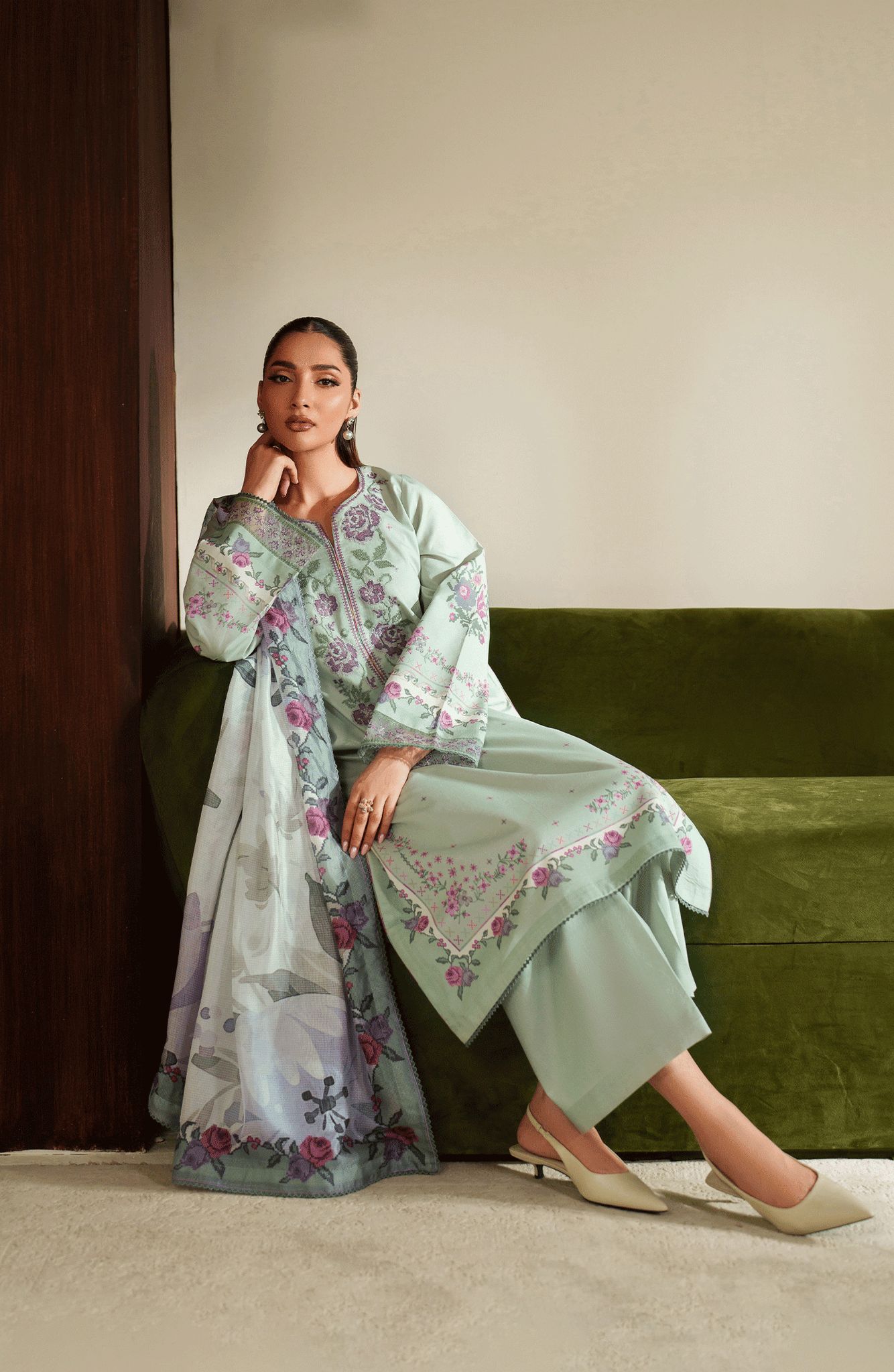 Seran | Ilara Cambric | AVELINE - by Libasekhas UK - Registered Vendor of : Seran - 100% Original Designer Dress