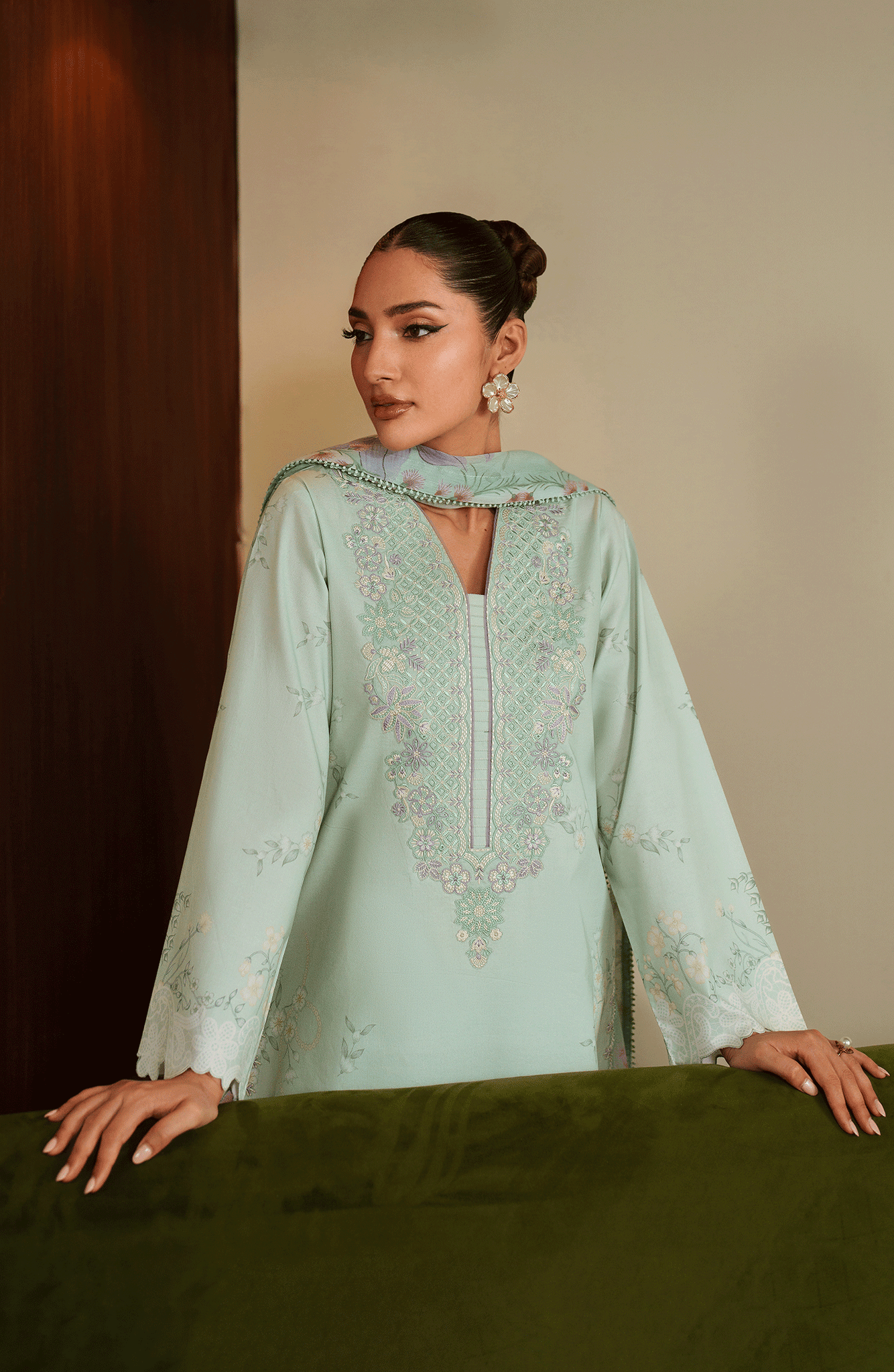 Seran | Ilara Cambric | SERENE - by Libasekhas UK - Registered Vendor of : Seran - 100% Original Designer Dress
