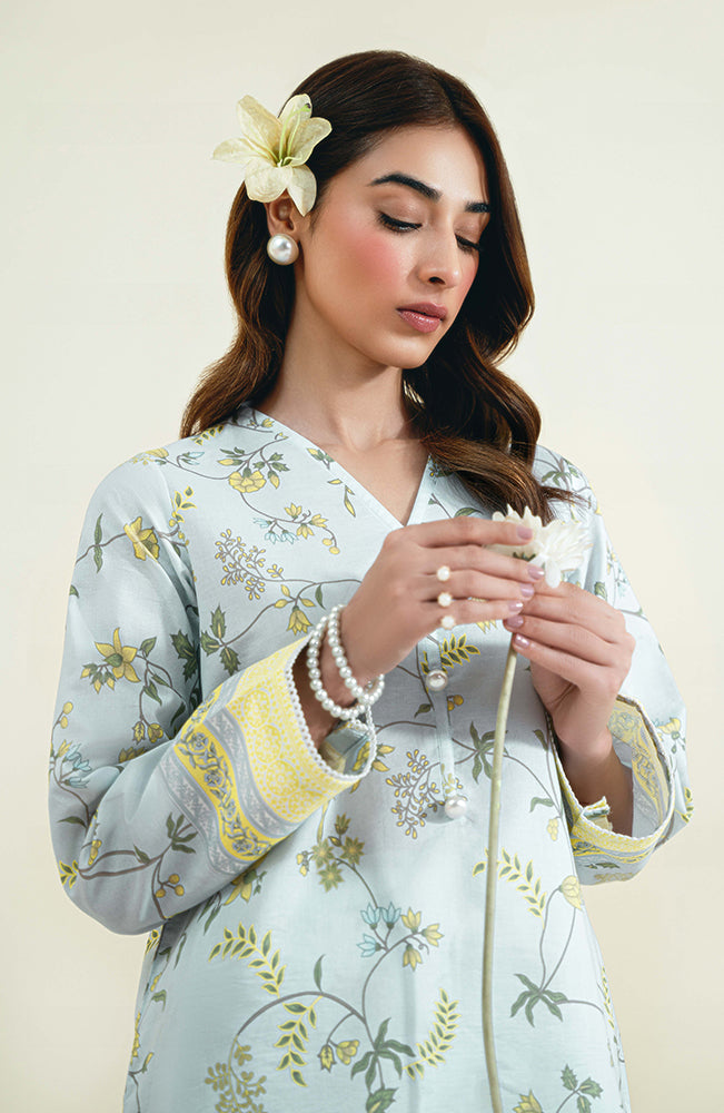Seran | Daffodils Lawn 24 | Cleo - by - Libasekhas UK - Registered Vendor of : Seran - 100% Original Designer Dresss