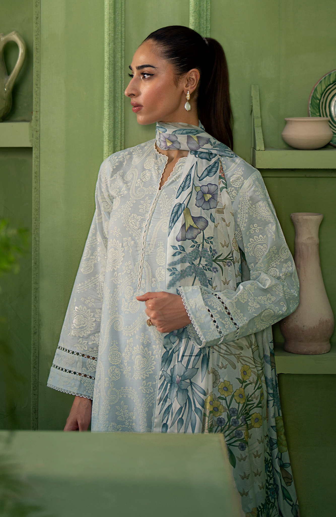 Seran | Artisan Lawn 25 | GLACE - by - Libasekhas UK - Registered Vendor of : Seran - 100% Original Designer Dresss