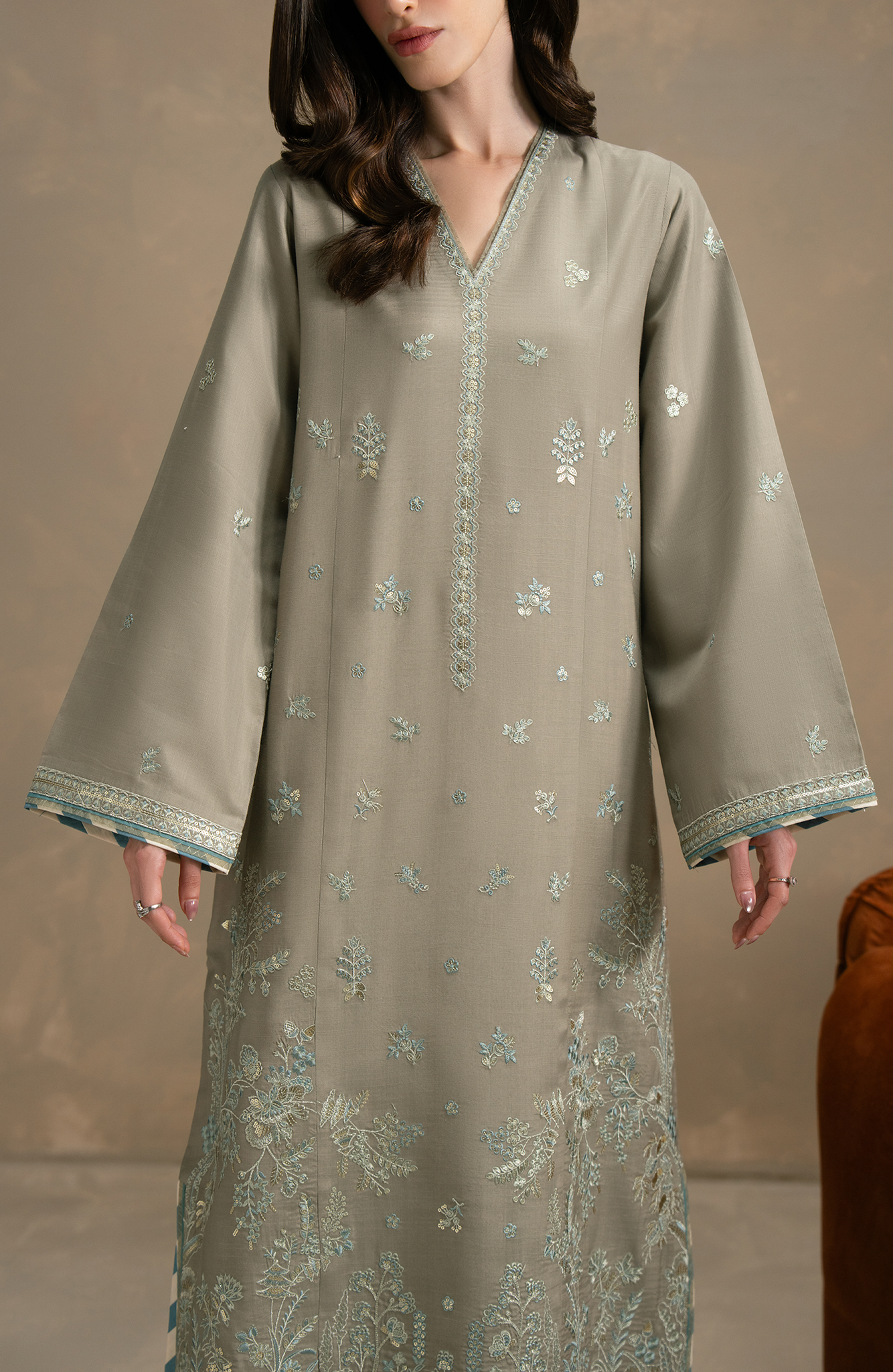 Seran | Lumiere RTW Eid 26 | Dune - by Libasekhas UK - Registered Vendor of : Seran - 100% Original Designer Dress