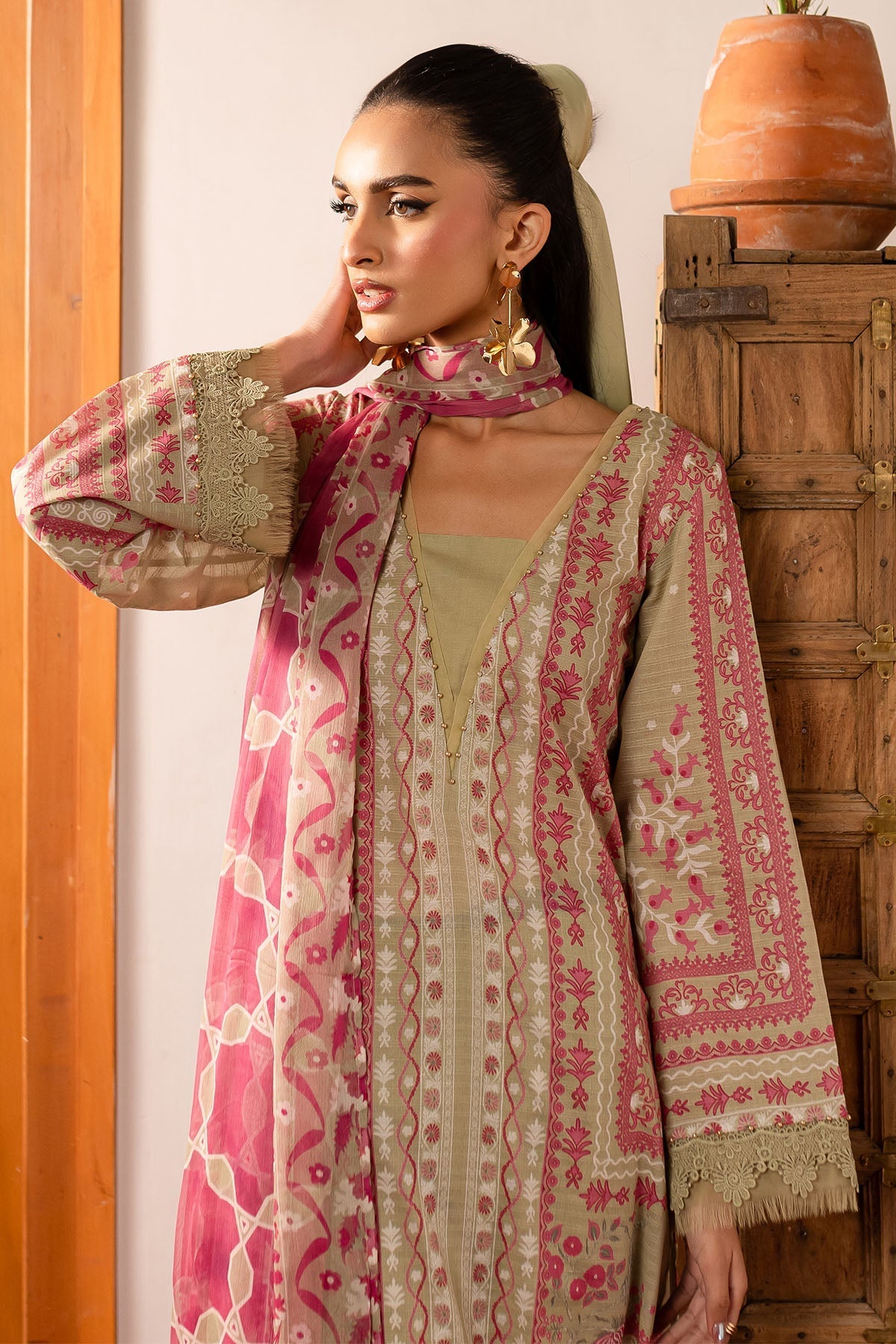 Nureh | Printed lawn 25 | SP-141 - by - Libasekhas UK - Registered Vendor of : Nureh - 100% Original Designer Dresss