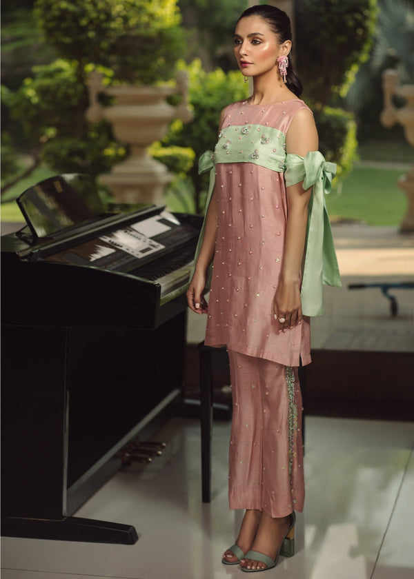 Hana | Serendipity Ready to Wear | Pistachio - by - Libasekhas UK - Registered Vendor of : Hana - 100% Original Designer Dresss