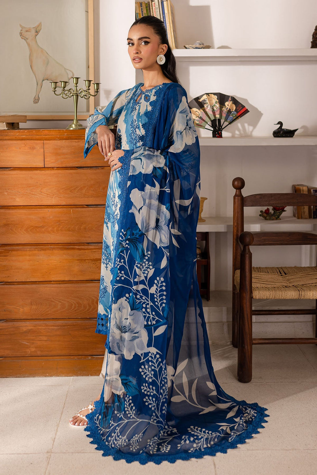 Nureh | Printed Lawn 25 | SP-148 - by - Libasekhas UK - Registered Vendor of : Nureh - 100% Original Designer Dresss