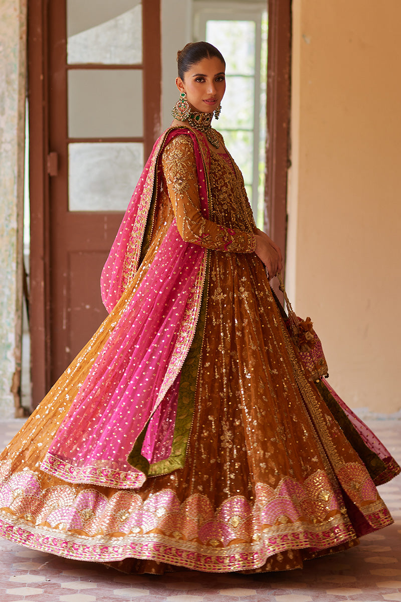 Mina Hassan | Formal Dholki Collection | Nour - by - Libasekhas UK - Registered Vendor of : Mina Hassan - 100% Original Designer Dresss