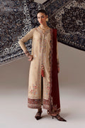 Qalamkar | Q Line Linen 26 | QLW-16 HAMNA - by Libasekhas UK - Registered Vendor of : Qalamkar - 100% Original Designer Dress