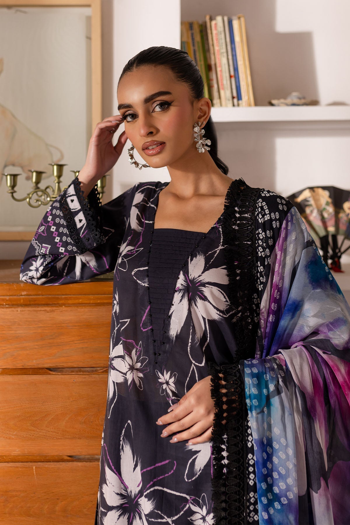 Nureh | Printed Lawn 25 | SP-150 - by - Libasekhas UK - Registered Vendor of : Nureh - 100% Original Designer Dresss