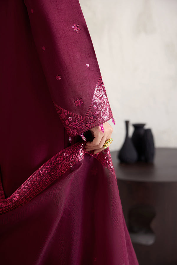 Farasha | Formals 26 | Fuchsia Glow - by Libasekhas UK - Registered Vendor of : Farasha - 100% Original Designer Dress