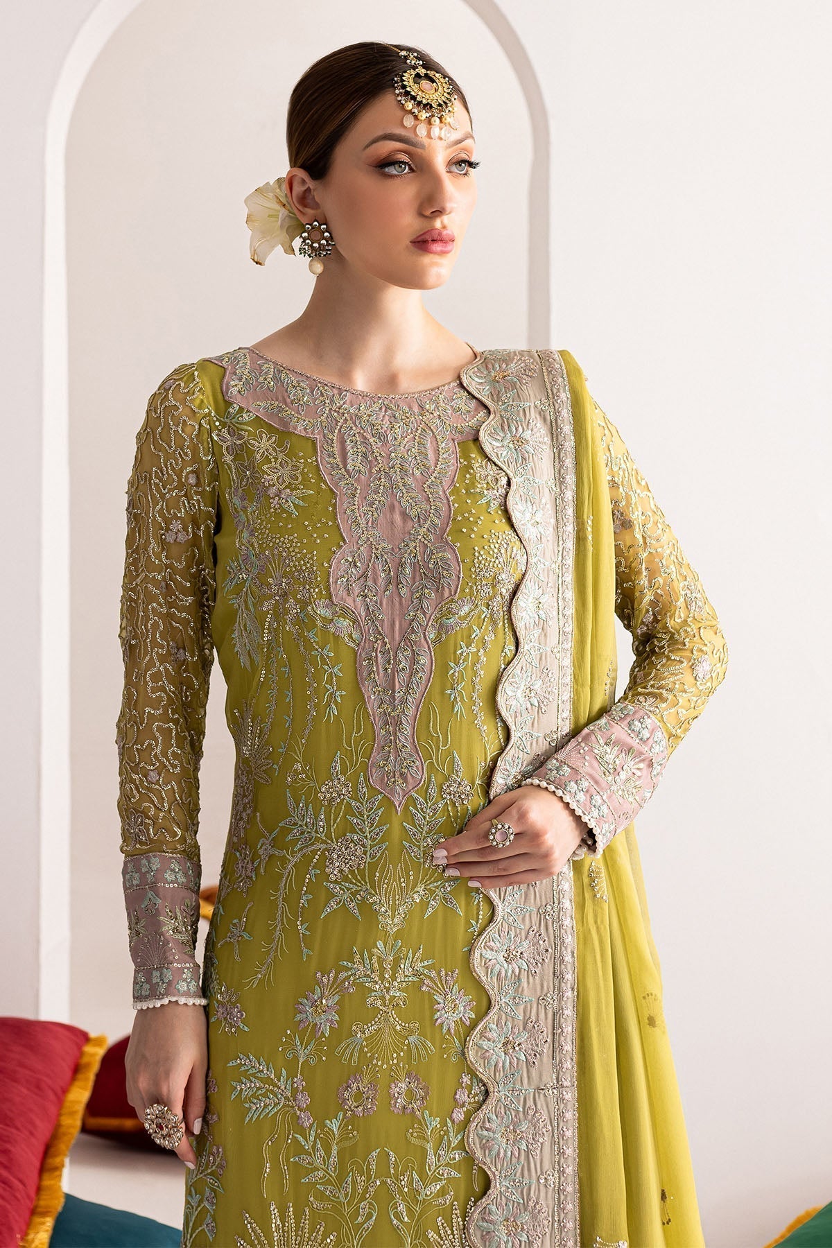 Nureh | Fancy Formals | NP-515 - by - Libasekhas UK - Registered Vendor of : Nureh - 100% Original Designer Dresss