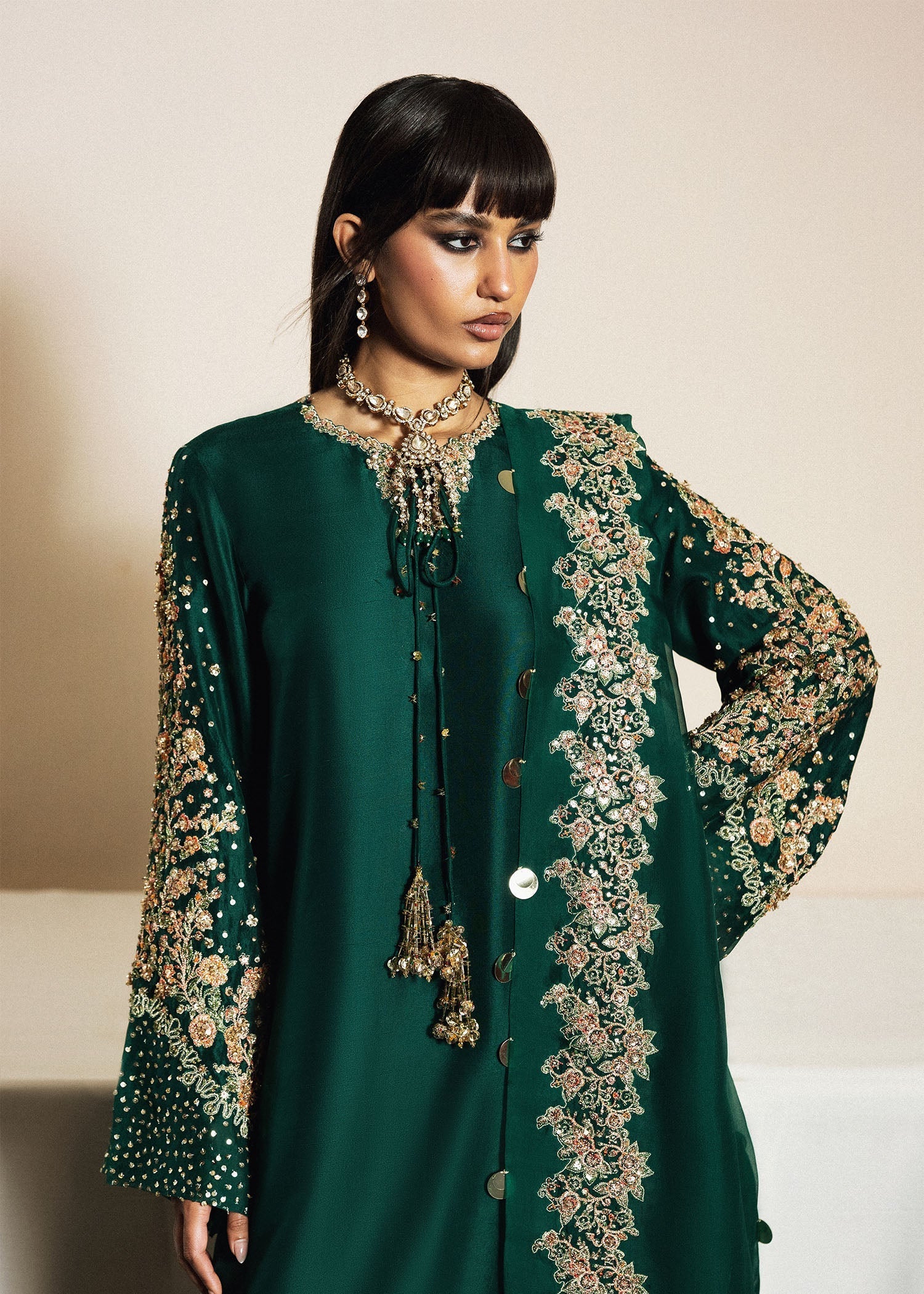 Hussain Rehar | Luxury Pret 26 | Noor Lepoque - by Libasekhas UK - Registered Vendor of : Hussain Rehar - 100% Original Designer Dress