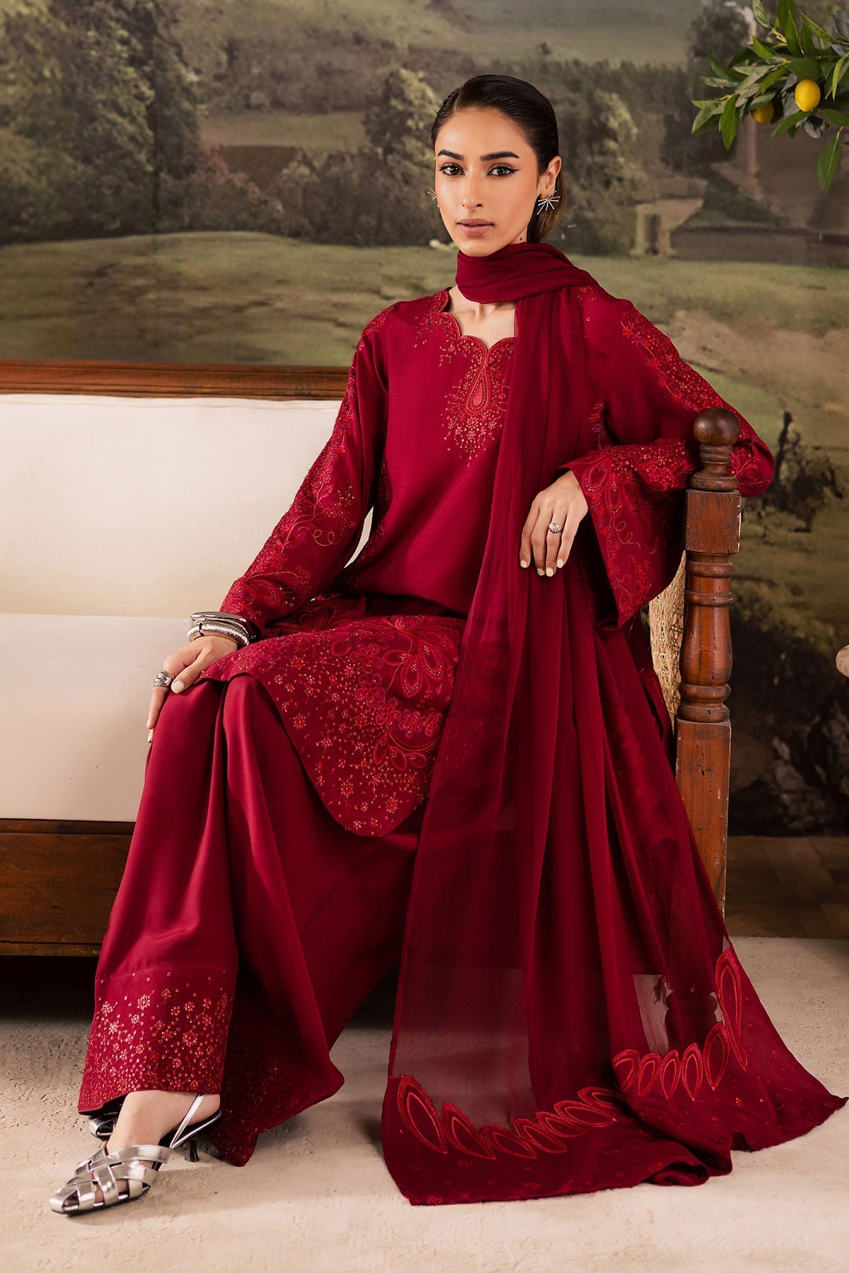 Nureh | Shades of Winter | NP-675 - by Libasekhas UK - Registered Vendor of : Nureh - 100% Original Designer Dress