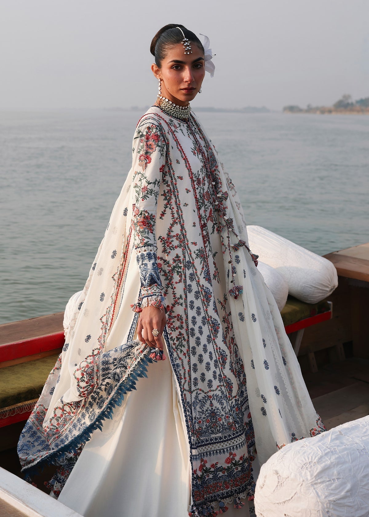 Hussain Rehar | Kalabagh Luxury Lawn 26 | Yuki - by Libasekhas UK - Registered Vendor of : Hussain Rehar - 100% Original Designer Dress