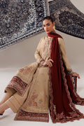 Qalamkar | Q Line Linen 26 | QLW-16 HAMNA - by Libasekhas UK - Registered Vendor of : Qalamkar - 100% Original Designer Dress