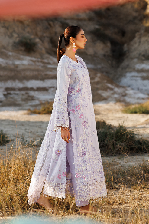 Emaan adeel | Sunlit Groove Luxury Lawn 26 | SUNLIT SWAY - by Libasekhas UK - Registered Vendor of : Emaan Adeel - 100% Original Designer Dress