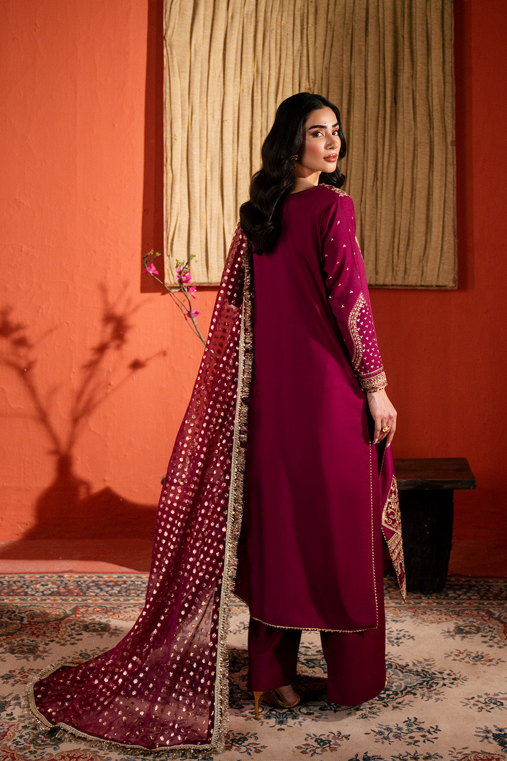 Neeshay | Raw Silk | RTW-RS-01 - by Libasekhas UK - Registered Vendor of : Neeshay - 100% Original Designer Dress