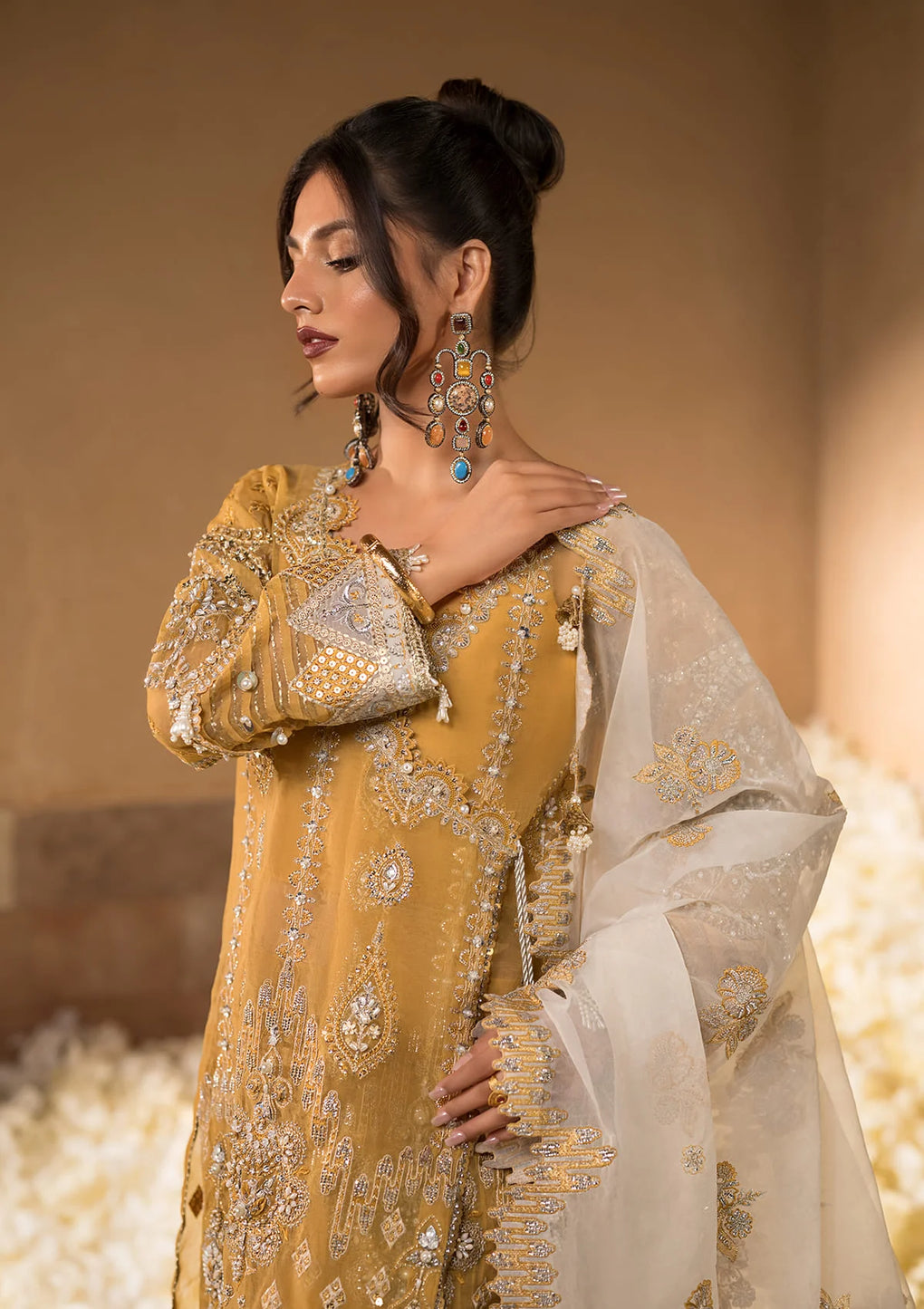 Elaf Premium | Formal Handwork Collection | EFH-07 SAHAR - by - Libasekhas UK - Registered Vendor of : Elaf Premium - 100% Original Designer Dresss