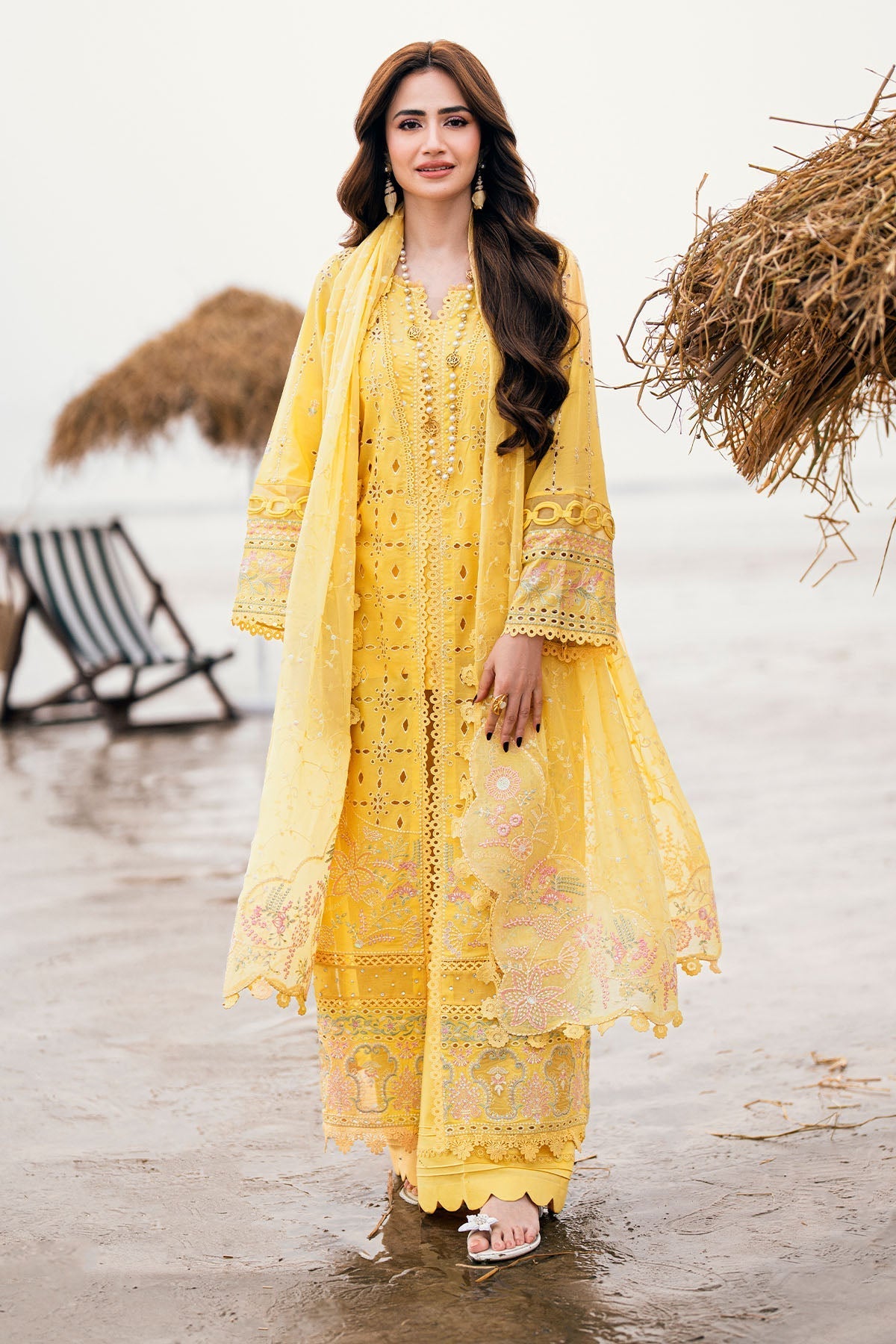 Nureh | Khuwab Luxury Lawn | NE-144 - by - Libasekhas UK - Registered Vendor of : Hoorain Designer Wear - 100% Original Designer Dresss