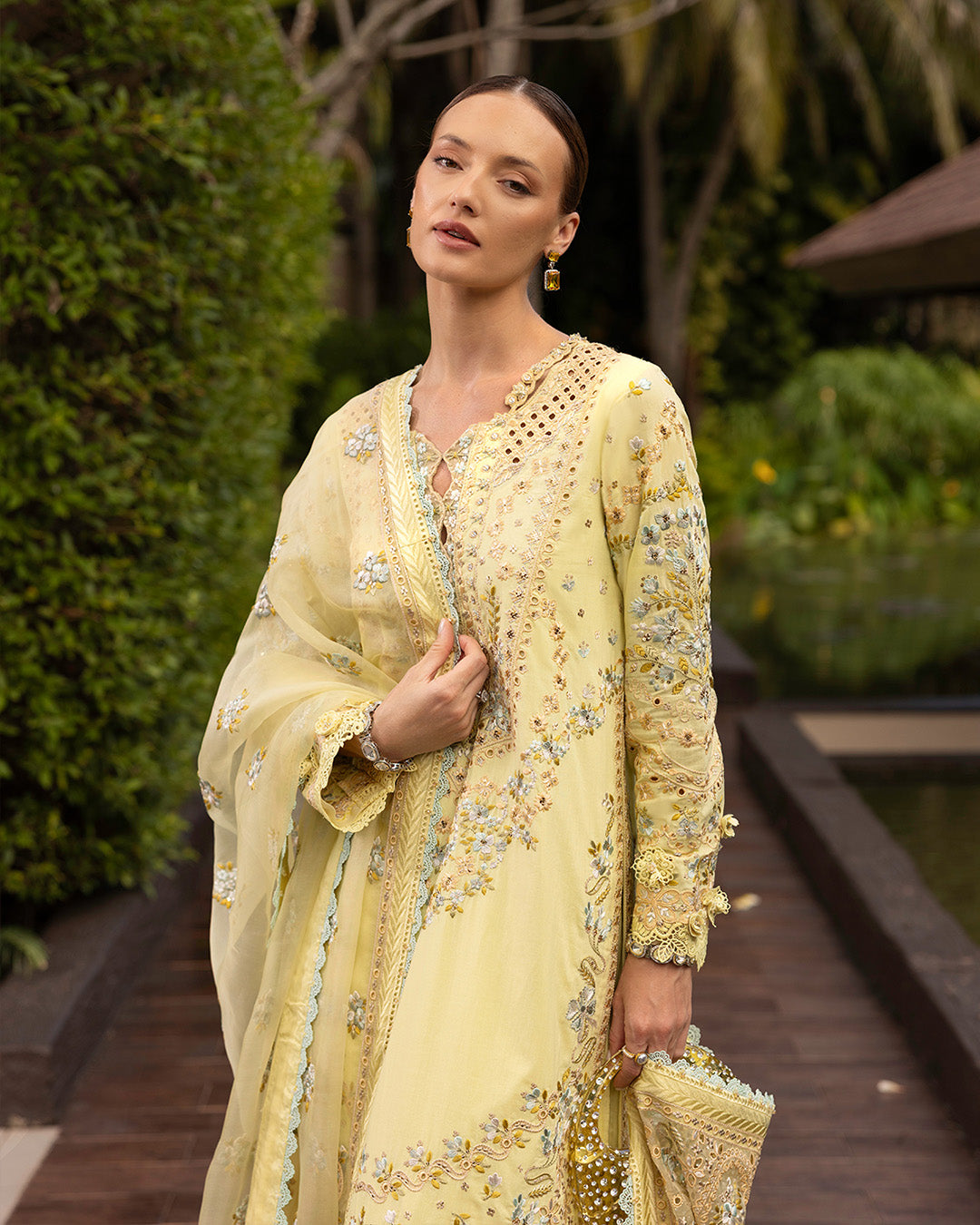 Faiza Saqlain | Zinnia Lawn 25 | Azalea - by - Libasekhas UK - Registered Vendor of : Faiza Saqlain - 100% Original Designer Dresss