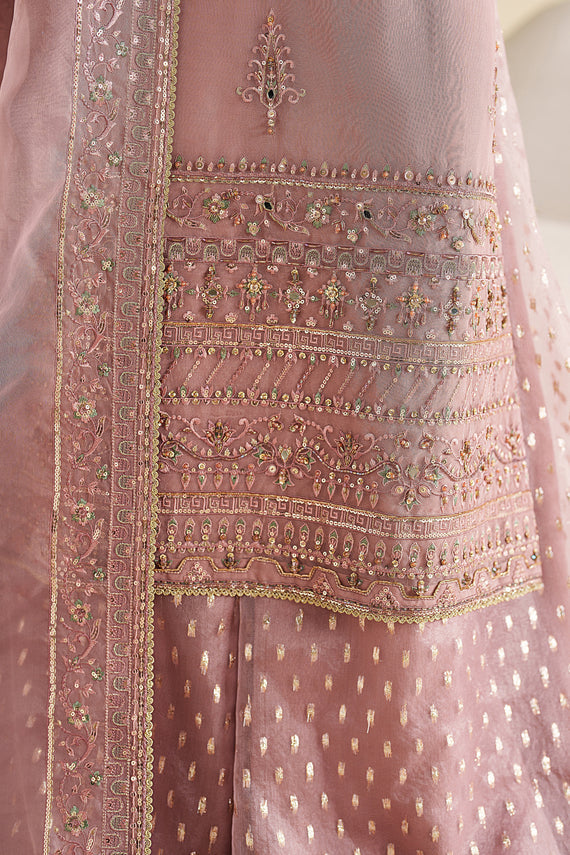 Naqshi | Feemora Organza Raw Silk | Ushna - by Libasekhas UK - Registered Vendor of : Naqshi - 100% Original Designer Dress