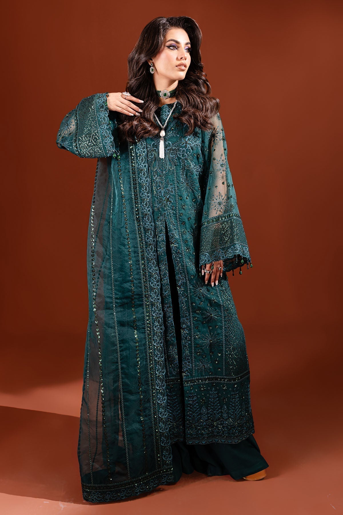Nureh | Fancy Formals | NP-472 - by - Libasekhas UK - Registered Vendor of : Nureh - 100% Original Designer Dresss