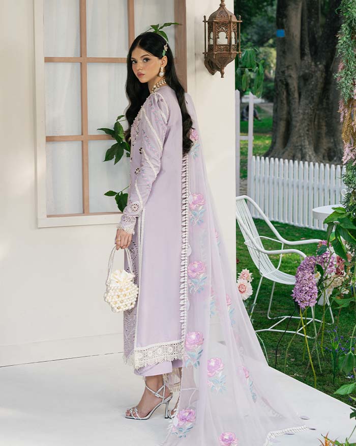 Zevk | Flora Festive Lawn | LILLY - by - Libasekhas UK - Registered Vendor of : Zevk - 100% Original Designer Dresss